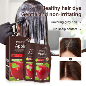 MOKERU Crema Colorante per Capelli Premium Red Apple, Senza Ammoniaca ad Azione Rapida, Nero/Marrone, 500ml X 2, Vendita all'Ingrosso - Product Image 5