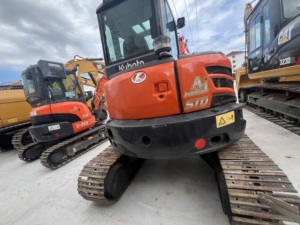 Mini-excavatrice sur chenilles Kubota KX163 d'occasion, d'origine japonaise, 5,6 tonnes, bon état - Product Image 4