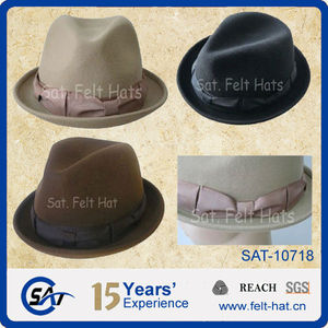 Sombreros Trilby de lana 100% de moda para hombre - Product Image 2