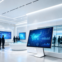 OEM рекламный LCD-дисплей с индивидуальным логотипом, 15.6-55 дюймов, горизонтальный/вертикальный, поворотный, оптовая продажа от производителя, гарантия 3 года