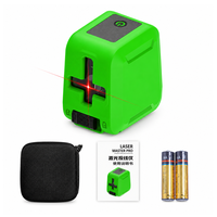 Niveau laser croisé auto-nivelant rouge à deux lignes pour l'alignement intérieur et extérieur