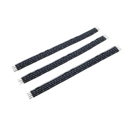Arnés de cable JST de 4 pines Dash Plus Cross Marked, con carcasa rectangular de plástico blanco, cable de PVC de cobre estañado crimpado