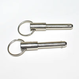Mocayo Eixo Carregado <span class=keywords><strong>Push</strong></span> <span class=keywords><strong>Button</strong></span> Handle Spring Loaded <span class=keywords><strong>Quick</strong></span> Release Ball Lock Pin Pino De Aço Inoxidável Outros Fixadores - Product Image 5