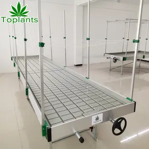 Products ordering ABS plastic ebb and flood benches rolling trays wholesale hydroponic system