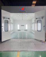 Four et cabine de peinture automobile à chauffage électrique avec fonction de cuisson, haute efficacité, puissance de 15 kW