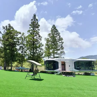 Maison capsule spatiale personnalisée, maison préfabriquée en forme de pod pour projets de glamping de luxe, directement de l'usine