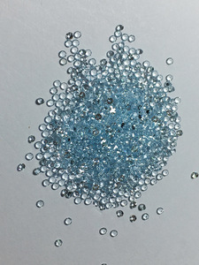 Vendita Diretta dalla Fabbrica, <span class=keywords><strong>Topazio</strong></span> <span class=keywords><strong>Azzurro</strong></span> Naturale di Alta Qualità, Taglio Rotondo 4mm, <span class=keywords><strong>Pietra</strong></span> Sciolta per Creazione di Gioielli - Product Image 2