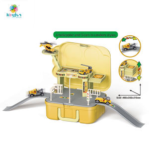 Mini station-service électrique en plastique jouet catapulte piste de voiture de course bricolage ensemble d'aventure enfants semblant jouer jeu Simulation pompe à essence - Product Image 2