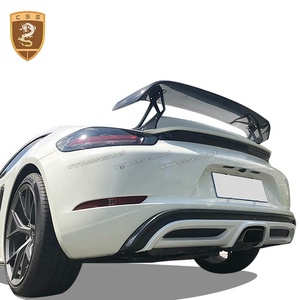 Diffusore posteriore con labbro anteriore in fibra di carbonio Kit carrozzeria stile Te-chart per <span class=keywords><strong>Porsche</strong></span> Cayman-Boxster <span class=keywords><strong>718</strong></span> - Product Image 4