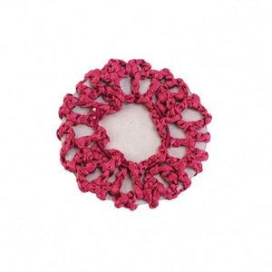 Diadema de poliéster hecha a mano con logo personalizado, diseño de flor y perlas, talla única, para bailarinas, venta al por mayor - Product Image 3