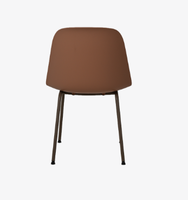 Chaise de salle à manger simple et robuste avec structure métallique, couleur personnalisable pour projets hôteliers FF&E