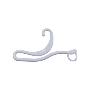 Qualidade plástico meia cabides duráveis, ganchos antiderrapantes para armazenamento organizado do armário - Product Image 2