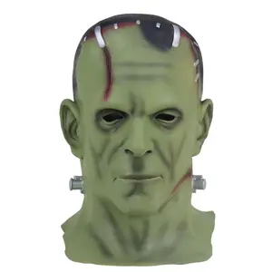 经典魔鬼怪物角色扮演面具僵尸马斯卡利拉斯乳胶面具弗兰肯斯坦万圣节面具
