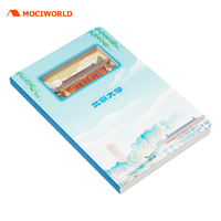 Carnet A5 unique avec motifs sculptés d'éléments architecturaux chinois, fait main, articles promotionnels de luxe, couverture en papier découpée