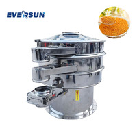 Hohe frequenz kaffee bean powder rotary rund vibro sichter/vibrierende bildschirm sieb