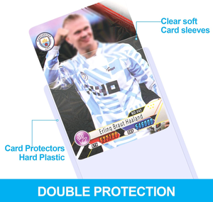 Vente en gros quantité minimale <span class=keywords><strong>de</strong></span> commande bas Emballage personnalisable Conception libre 3*4 Transparent <span class=keywords><strong>Elite</strong></span> Trainers Top Loader avec 100 pochettes <span class=keywords><strong>de</strong></span> cartes - Product Image 3