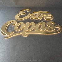 Enseigne personnalisée en lettres 3D rétroéclairées, enseigne extérieure éclairée par LED, enseigne en lettres en relief LED personnalisée, imperméable, pour entreprise