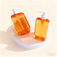 Flacon pompe PETG personnalisé de 200 ml en gros, distributeur rechargeable pour lotion corporelle, huile de douche, crème pour les mains et sérum solaire