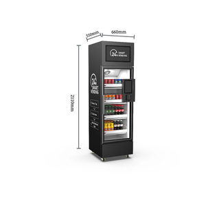 Kỹ thuật số <span class=keywords><strong>kiosk</strong></span> cho đồ uống đồ ăn nhẹ mở cửa với hệ thống thanh toán thẻ thông minh ai Combo Máy bán hàng tự động có tính năng SDK - Product Image 3