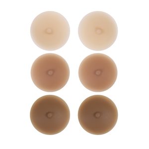 แผ่นปิดจุกนมซิลิโคนแบบใช้ซ้ำได้ รุ่นใหม่ แผ่นเสริมหน้าอกเสมือนจริง อุปกรณ์เสริมบราซิลิโคนสำหรับผู้หญิง - Product Image 1