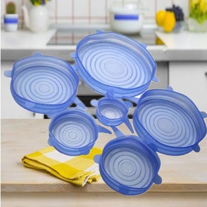 Silicone Cover Stretch Lids Reusable Airtight Food <b>Wrap</b> Covers Keeping Fresh Seal Bowl Stretchy <b>Wrap</b> Cover <b>Kitchen</b> Cookware - Product Image 4