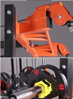 Machine Smith multifonctionnelle Equipement de fitness Lit d'haltérophilie Rack de squat Rameur Machine Smith portique