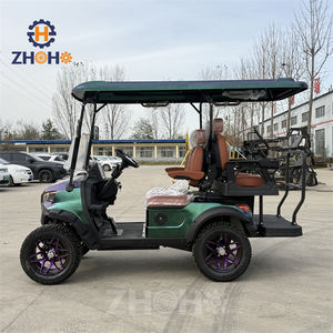 <span class=keywords><strong>Carrito</strong></span> de Golf Eléctrico Elegante, Apariencia Moderna, Luces LED de Conducción Diurna, Ruedas de Aleación y Volante Ergonómico - Product Image 3