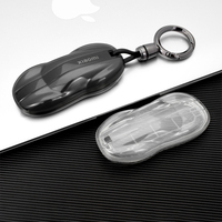 Étui de protection pour clé de voiture en TPU souple transparent DM Premium pour Xiaomi SU7 Sedan YU7 PRO MAX Porte-clés Porte-clés Sac Accessoires d'usine