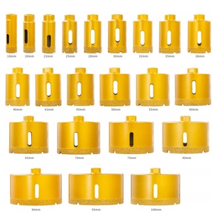 Huhao M10 kim cương lõi Khoan Bits Set Gạch gốm khoan công cụ khô sử dụng đá cẩm thạch thạch anh Granite Lỗ SAW - Product Image 1