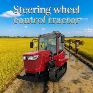 Garantie complète d'un an sur la machine, chenilles résistantes à l'usure, tracteur à chenilles 70 CV 2 roues motrices, conduite stable pour l'agriculture sur terres arides - Product Image 1