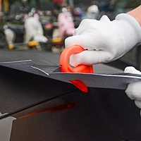 Kit de teinture de vitres de voiture, outils d'emballage en vinyle de véhicule, ensemble d'installation de papier peint avec raclette en vinyle, grattoir en plastique