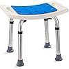 Girl Aluminum Alloy Bathroom <b>Stool</b> 43x28x34-46cm <b>Height</b> <b>Adjustable</b> Non Slip For Elderly And Pregnant Women - Product Image 3