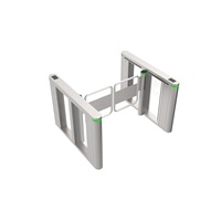 Système de contrôle d'accès Porte avec lecteur RFID Reconnaissance faciale Tourniquet d'entrée rapide sécurisé pour la salle de sport Protection des installations