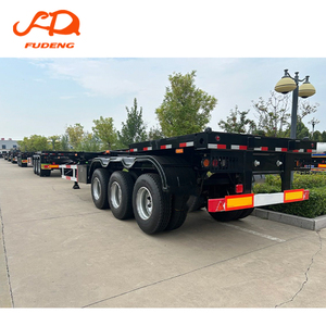 Semi-<span class=keywords><strong>remorque</strong></span> squelette spécialement conçue pour le marché africain, <span class=keywords><strong>remorque</strong></span> porte-conteneurs 20/40 pieds, <span class=keywords><strong>remorque</strong></span> porte-conteneurs 10 pieds - Product Image 4