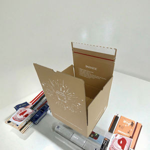 Caja de Cartón Corrugado con Cierre Magnético Autosellable, Hecha a Mano, de Alta Gama, con Logotipo Personalizado, para Embalaje Reciclado de Productos para el Cuidado de la Piel - Product Image 3