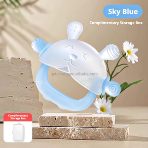 Mordedor de Conejito Rosa para Bebé, Silicona Suave de Grado Alimenticio con Caja de Venta al por Menor, Se Acepta Logotipo Personalizado, MOQ Bajo, Libre de BPA, Ecológico - Product Image 6