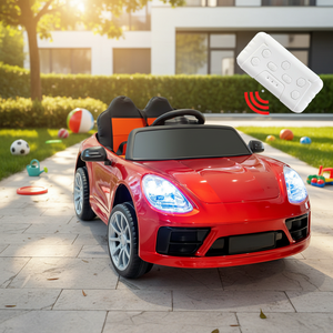 Voiture électrique pour enfants à 4 roues avec télécommande, en plastique durable, lecteur de musique MP3 pour enfants - Product Image 4