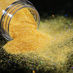 Poudre de paillettes holographiques en vrac, paillettes mélangées PET de gros format pour cosmétiques et artisanat - Product Image 1