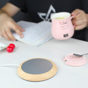 Tasse à thé électrique portable intelligente alimentée par USB, promotionnelle, maintien au chaud, mug à café chauffant avec base en <span class=keywords><strong>feutre</strong></span> - Product Image 4