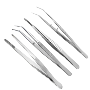 Ensemble de forceps chirurgicaux professionnels de longueur standard, couleur unie, en acier inoxydable, certifiés CE, classe I - Product Image 2