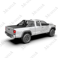 MusixiA 4x4 Arceau de protection universel en acier noir pour pick-up Tacoma 2024 Hilux Ranger F150 Tundra avec panier