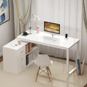 Home Executive Office Schreibtische Computer-Eck schreibtisch mit Stauraum Modernes Luxus-Design Büro tisch Anpassen