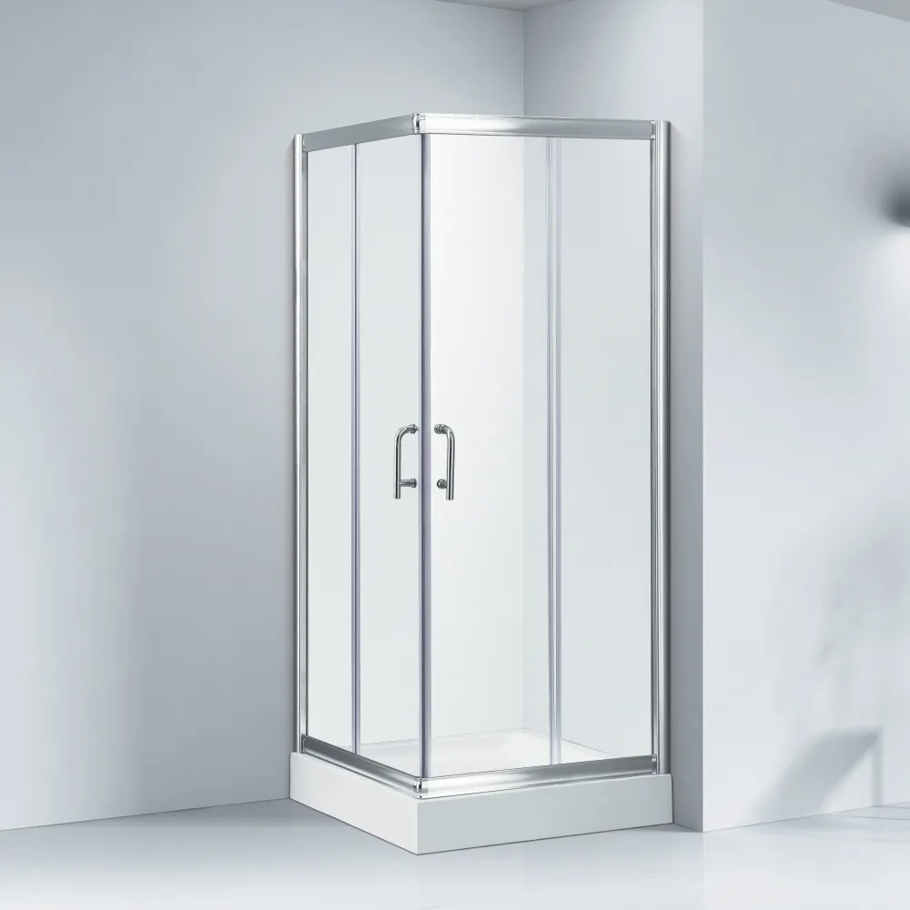 Hotel glass shower doors bathroom casement tempered glass door shower cabin