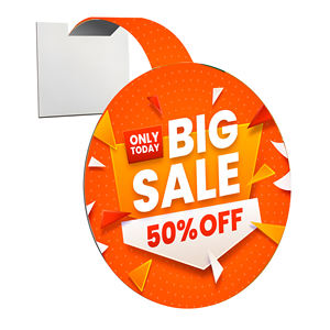 PVC Shelf Wobbler Display Shelf Talker Wobbler - Product Image 4