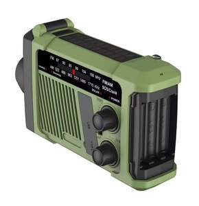 Portable Retro FM/AM/SW Radio with LED <b>Flashlight</b>, TF Card Player & <b>Rechargeable</b> Battery - Product Image 4