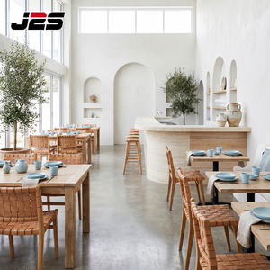 Juego <span class=keywords><strong>de</strong></span> Mesa y Sillas <span class=keywords><strong>de</strong></span> Ratán Tejido para Restaurante Moderno, Diseño Comercial Personalizado J2S para Hotel - Product Image 2