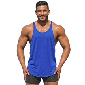 New Arrival Men Pure Color Fitness Cotton <b>Vest</b> Bodybuilding <b>Stringer</b> Gym Tank Tops Men Boy Gym Fitness <b>Vest</b> Tank Top - Product Image 1