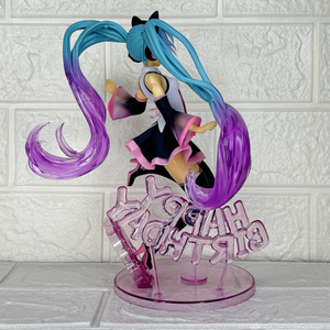 Новинка, 23 см, Kawaii Vocaloid <span class=keywords><strong>Miku</strong></span>, художник с днем рождения, кошачьи уши, аниме-игрушка, Реалистичная фигурка - Product Image 2