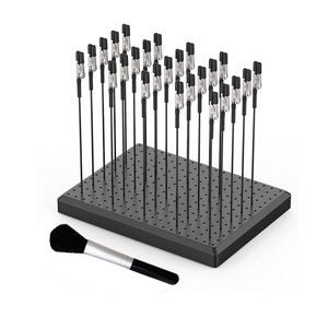 Model Painting Stand Base Alligator <b>Clamp</b> Rod Set With Rubber Tip Airbrush Tool Parts Stand - Product Image 1