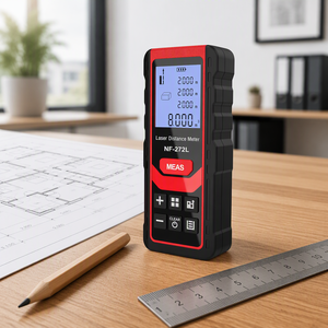 Télé<span class=keywords><strong>m</strong></span>ètre <span class=keywords><strong>laser</strong></span> Noyafa NF-272L, <span class=keywords><strong>portée</strong></span> de <span class=keywords><strong>100</strong></span> <span class=keywords><strong>m</strong></span>ètres, mesure de la longueur et du volume, télé<span class=keywords><strong>m</strong></span>ètre portatif - Product Image 1